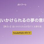 【夢占い】追いかけられる夢の意味とは？相手・結末別の解釈ガイド